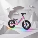 Kick'n'Roll rózsaszín 12 colos futóbicikli RGB LED-világítással