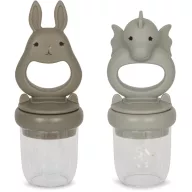   Konges Slojd gyümölcs adagoló cumi 2 db - Bunny and dragon