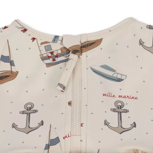 Konges Slojd 2 in 1 UV álló úszóruha - Sail away 3-4 év