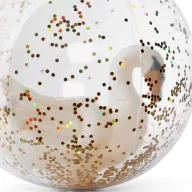 Konges Slojd XXL strandlabda - Swan glitter