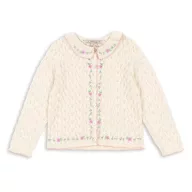 Konges Slojd kislány kardigán - Rosier Cream Off White