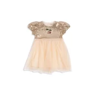 Konges Slojd kislány ruha - Starla puff sleeve dress