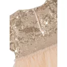 Konges Sløjd Starla puff sleeve dress arany flitteres kislány ruha tüllszoknyával