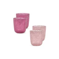 Konges Slojd 4 db-os pohár szett - Sparkling pink mix