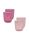 Konges Slojd 4 db-os pohár szett - Sparkling pink mix