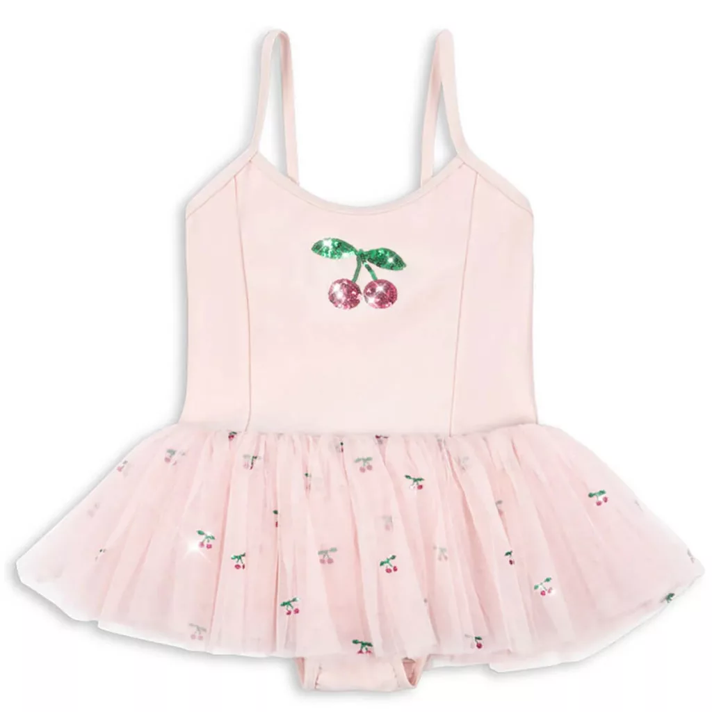 Konges Sløjd Girls Marina Ballerina Dress in Red