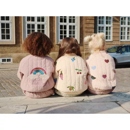 Konges Slojd Juno Sequin Bomber Dzseki - Cameo Rose