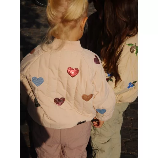 Konges Slojd Juno Sequin Bomber Dzseki - Cameo Rose