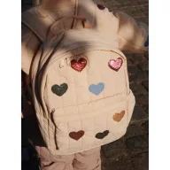   Konges Slojd Juno Quilted Sequin Hátizsák Midi - Cameo Rose