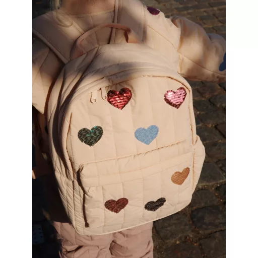 Konges Slojd Juno Quilted Sequin Hátizsák Midi - Cameo Rose