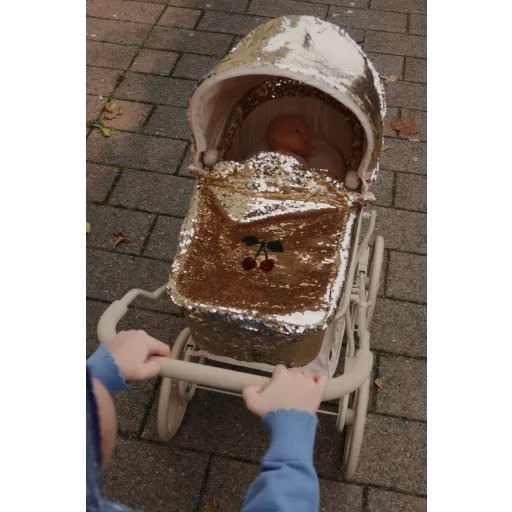 Konges Slojd nagyméretű játék babakocsi - Sparkly Cherry