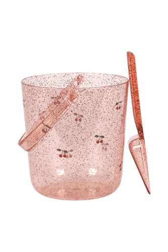 Konges Slojd homokozó vödör lapáttal - Glitter cherry