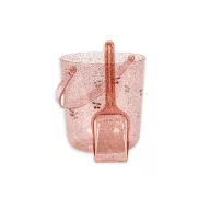Konges Slojd homokozó vödör lapáttal - Glitter cherry