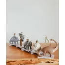 Konges Sløjd Dino születésnapi vonat dinoszaurusz figurákkal és gyertyatartókkal