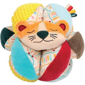 LUDI - Készségfejlesztő plüss labda - oroszlán