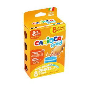 Carioca - Baby ujjfesték 8x50 ml 