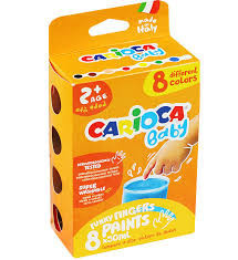 Carioca - Baby ujjfesték 8x50 ml 