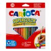Carioca Supercolor háromszögletű színes ceruza 24 db-os
