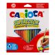 Carioca Supercolor háromszögletű színes ceruza 24 db-os