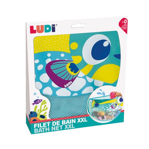 LUDI Halacskás hálós fürdőjáték tároló