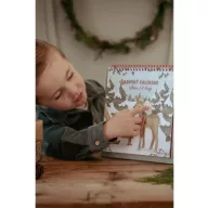 Little Dutch adventi kalendárium színező borítója szarvassal és nyuszival