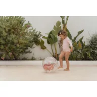 Little Dutch felfújható 3D strandlabda Ocean Dreams pink