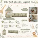 Little Dutch játszósátor alagúttal - Safari Friends