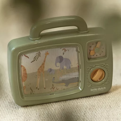 Little Dutch zenélő TV - Safari