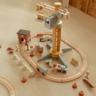 Little Dutch daru készlet vasúti sínpályával
