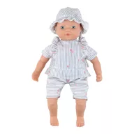 Little Dutch strand- és fürdethető Mara baba rózsaszín virágos úszógumival és napszemüveggel