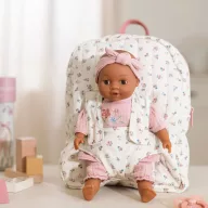 Little Dutch virágmintás babahordozó hátizsák elölnézetből