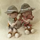 Little Dutch Ranger Rosa baba - 35 cm