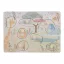 Little Dutch Safari Friends hangos fa puzzle 7 db gombos állatos figurával