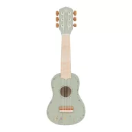Little Dutch zöld fa játék gitár Safari Friends állatos illusztrációval