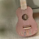 Little Dutch rózsaszín fa játék gitár Safari Friends állatfigurákkal