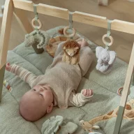 Little Dutch Safari Friends fa babatornáztató váz elefánt oroszlán és krokodil figurákkal