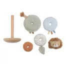 Little Dutch plüss montessori torony - Safari Friends