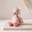 Little Dutch Safari Friends plüss flamingó kulcstartó rózsaszín színben