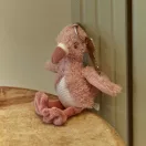 Little Dutch Safari Friends plüss flamingó kulcstartó rózsaszín színben