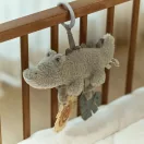 Little Dutch Safari Friends felfűzhető activity krokodil játék gyűrűvel és lógó kiegészítőkkel