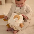 Little Dutch készségfejlesztő plüss kocka - Newborn Naturals