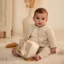 Little Dutch készségfejlesztő plüss kocka - Newborn Naturals
