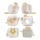 Little Dutch készségfejlesztő plüss kocka - Newborn Naturals