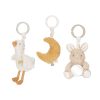 Little Dutch felfűzhető rezgő plüss játék (3db) - Newborn Naturals	
