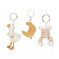   Little Dutch felfűzhető rezgő plüss játék (3db) - Newborn Naturals