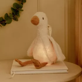   Little Dutch alvást segítő zenélő gúnár éjjeli fénnyel - Newborn Naturals