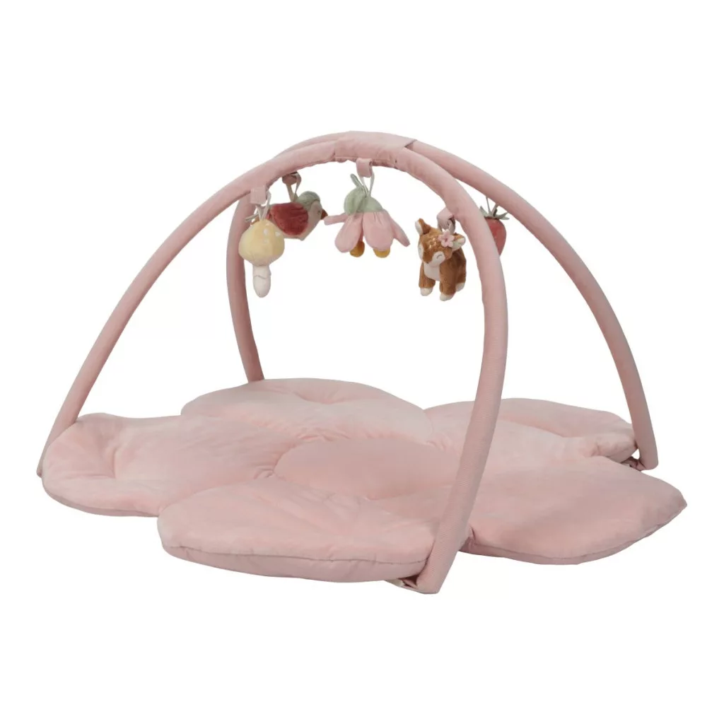 Little Dutch játékhidas játszószőnyeg Fairy Garden tündérkerti mintával