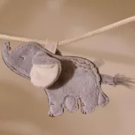 Little Dutch Safari Friends szürke plüss elefánt figura oldalnézetből