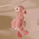 A Little Dutch flamingó figura dekorációs zsinórra fűzve