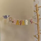 Little Dutch Safari Friends felfűzhető rózsaszín flamingó textil figura
